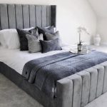 Elisea Wing Back Bed Frame with Storage & Mattress Option