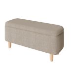 FLORENCE BOUCLE OTTOMAN NATURAL STONE - Image 3